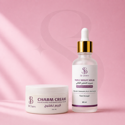 4-Day Glow ( Charm cream + Serum )